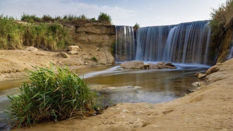 HOLISTIC EGYPT Waterfall at Wadi El Rayan, Fayoum, Egypt